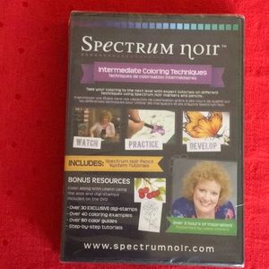 NWT Spectrum Noir Intermediate Coloring Techniques DVD
